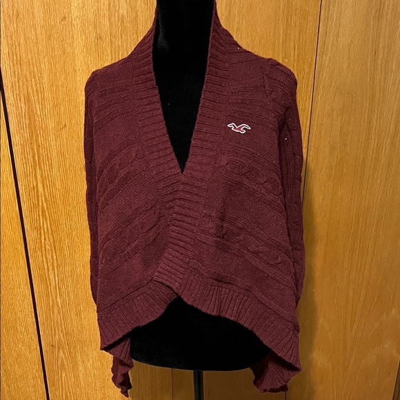 Hollister Sweaters - Vintage Hollister cable knit sweater, burgundy, great condition size medium